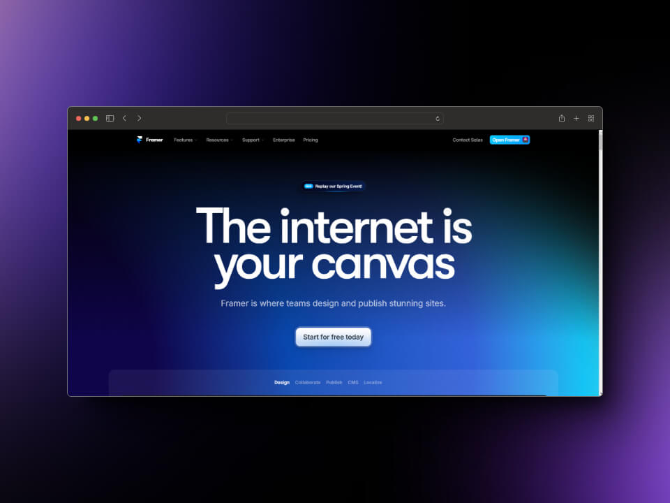 Framer Web Design Services